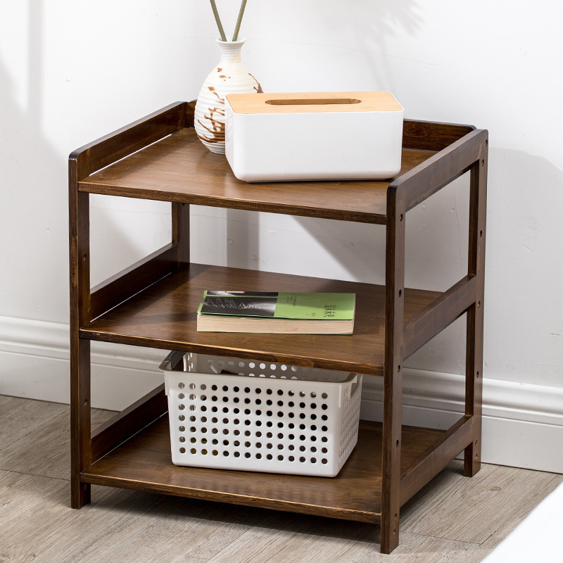 简易床头柜置物架床边收纳小型柜子简约现代卧室床头储物柜多功能