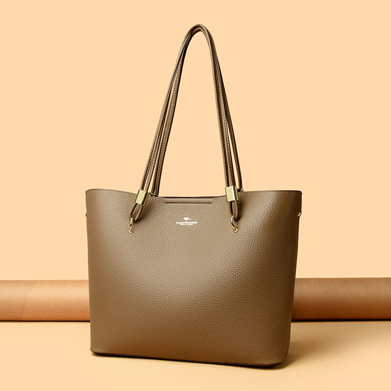 包包女包新款潮流妈妈包大容量购物袋斜挎包女托特包高清大图