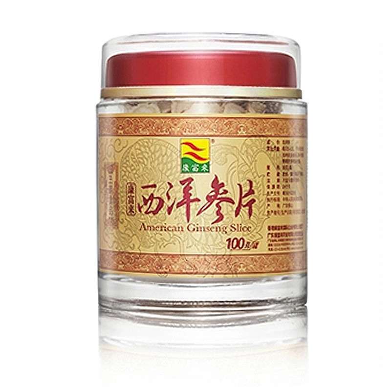 康富来 西洋参片礼盒装 100g/瓶*2瓶