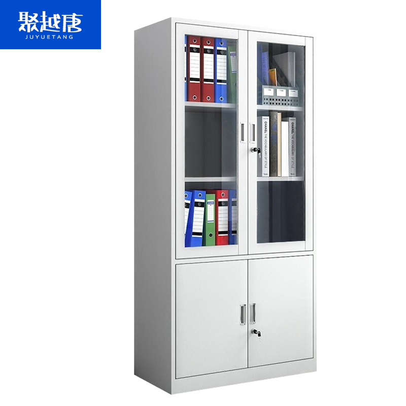 聚越唐(JUYUETANG)大器文件柜办公柜 850*390*1800 个高清大图