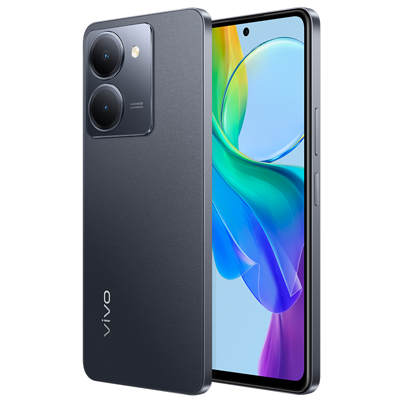 vivo Y77t 12GB+256GB 皓夜黑 5G全网通新品手机天玑7020强劲芯5000万超清主摄5000mAh44W快充拍照游戏学生智能手机