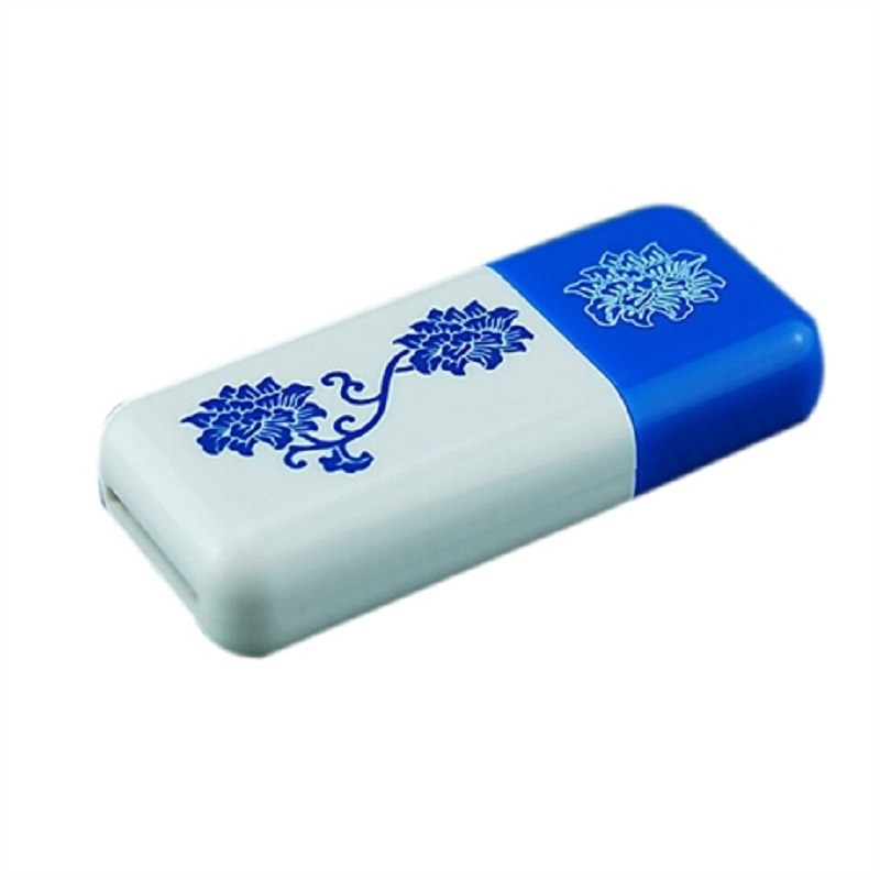 品胜(PISEN) 读卡器 TF 彩豆读卡器 (深蓝色青花瓷)
