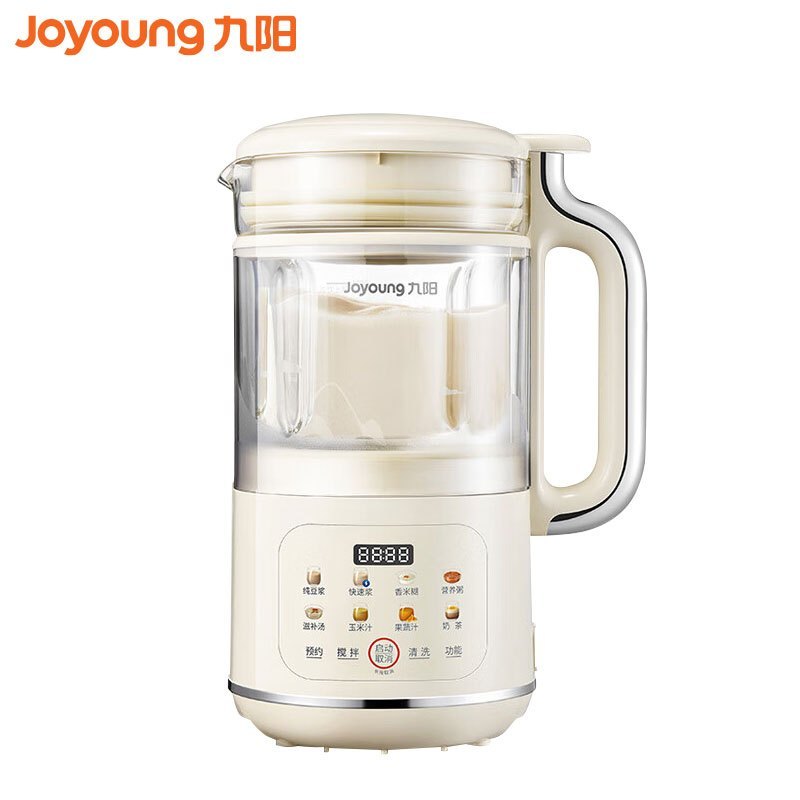 九阳(Joyoung)轻音豆浆机家用全自动破壁降噪小型多功能免过滤免煮D360