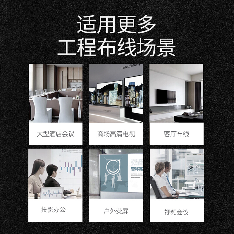 绿联(UGREEN)HDMI数字高清线 工程级 20米