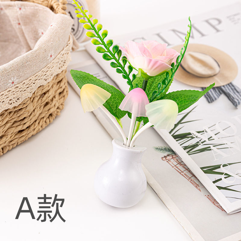 智能光控小夜灯感应灯LED夜光灯床头喂奶节能壁灯 A款