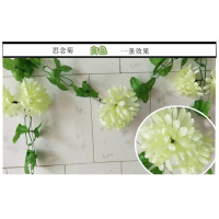 仿真菊花条清明花扫墓花祭祀祭拜用品上坟假花塑料拉花墓碑装饰花