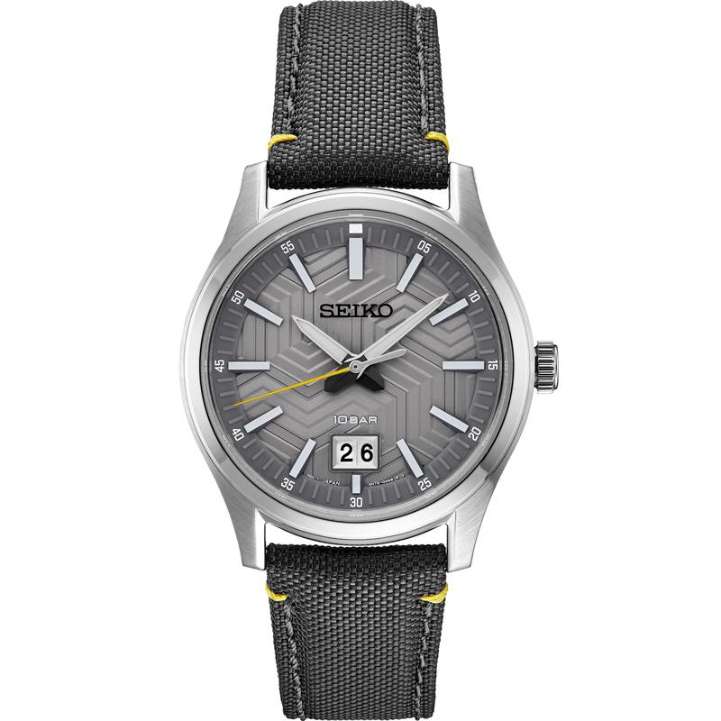 SEIKO/精工 Essentials系列中性腕表 夜跑风格时尚尼龙表带运动休闲防水手表