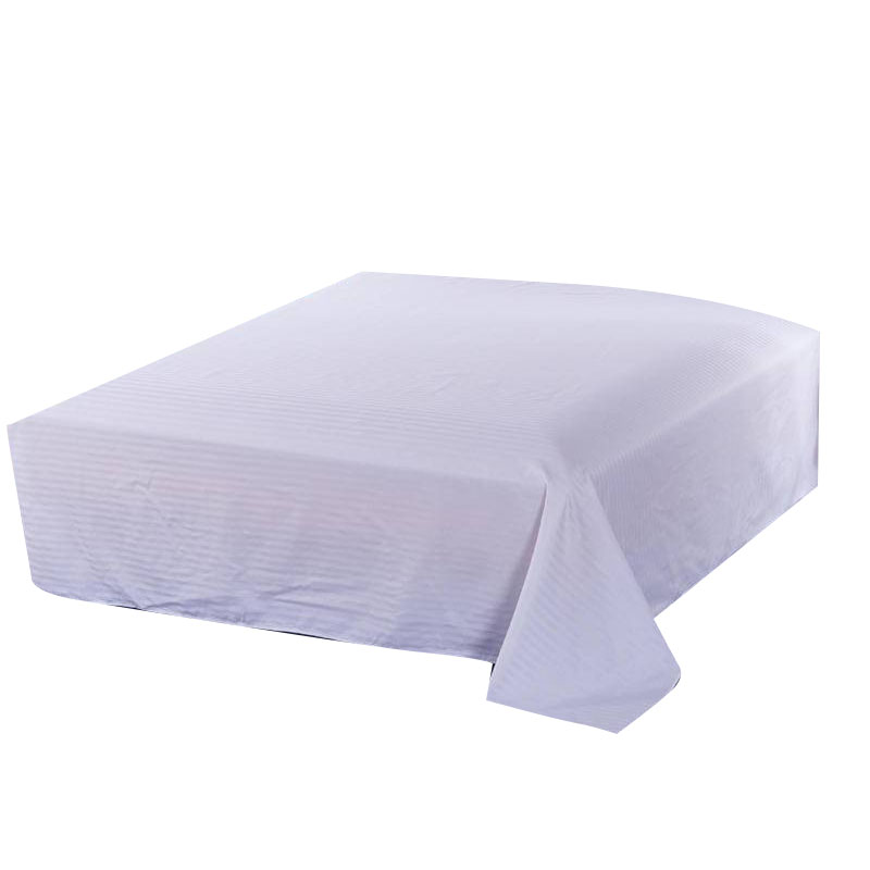 比韩(BIHAN)纯棉纯色暗条纹床单 颜色可选订制常规 1.2米床用/床