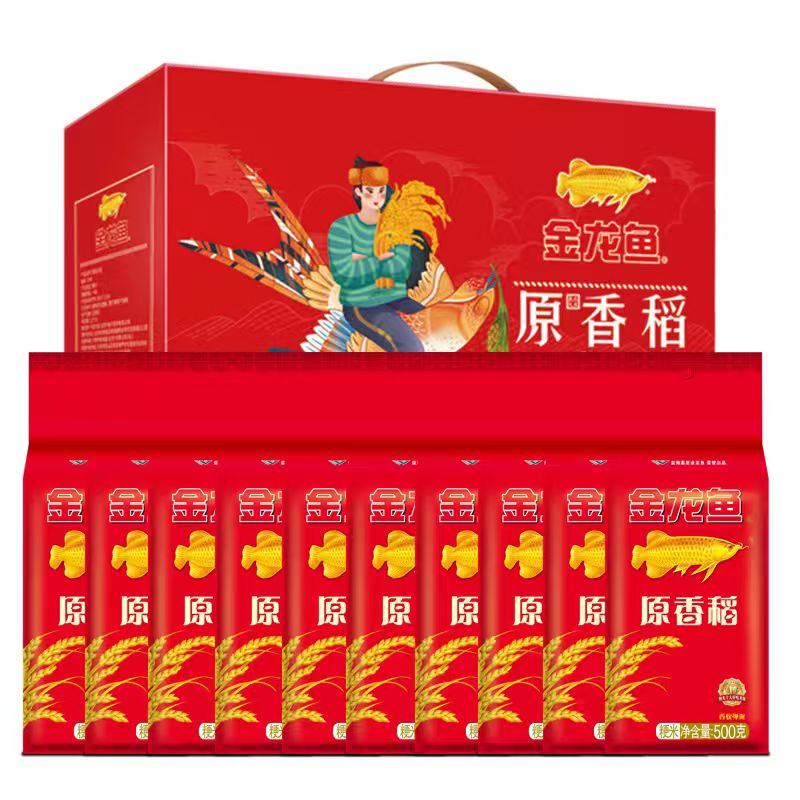 金龙鱼原香稻500g*10礼盒装