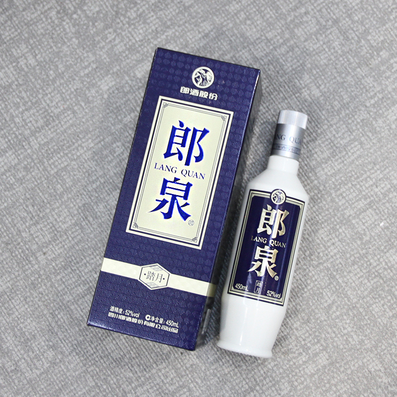 郎酒郎泉踏月52度450ml*6瓶白酒整箱装