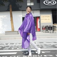 家用简约单人男女通用自行车雨衣户外骑行简约现代北欧生活日用晴雨用具学生成人款透明雨披