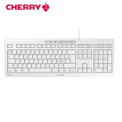 樱桃(cherry)STREAM KEYBOARD有线键盘 樱桃游戏键盘 办公商务键盘薄膜键盘