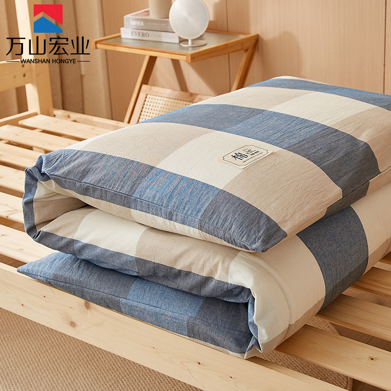 万山宏业 水洗棉床褥 床垫3.8斤 WG151G/条高清大图