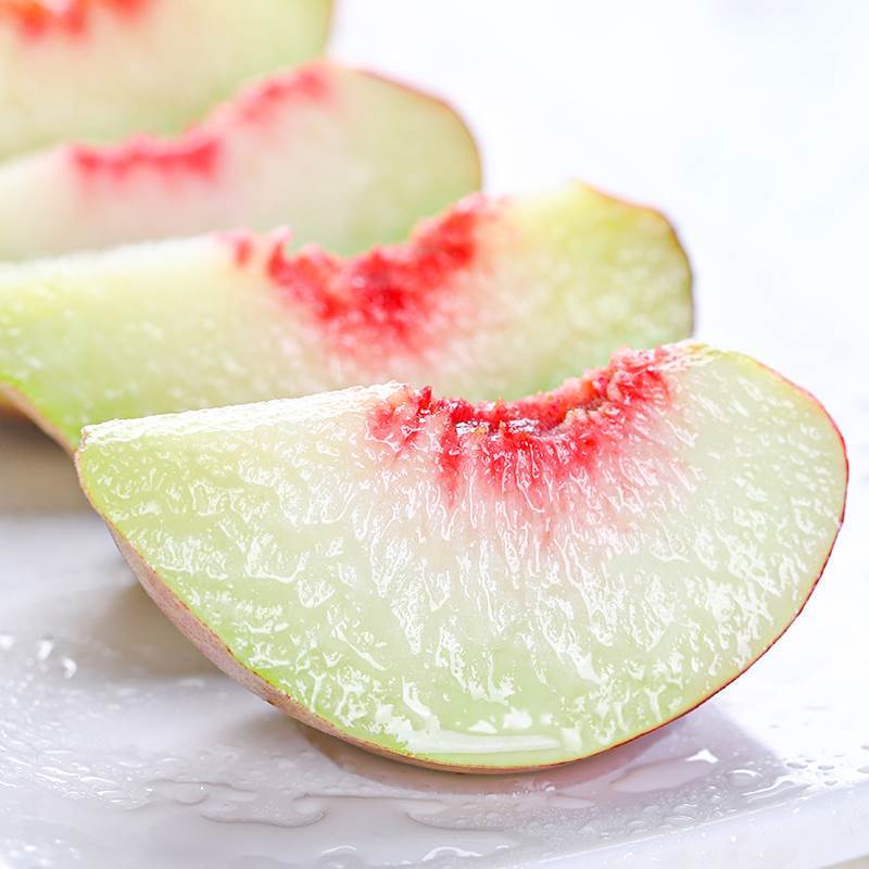 [西沛生鲜] 新鲜云南冬桃 蜜桃新鲜水果 净重5斤装 中果 单果70-120g 应季现摘脆甜毛桃子 整箱高清大图