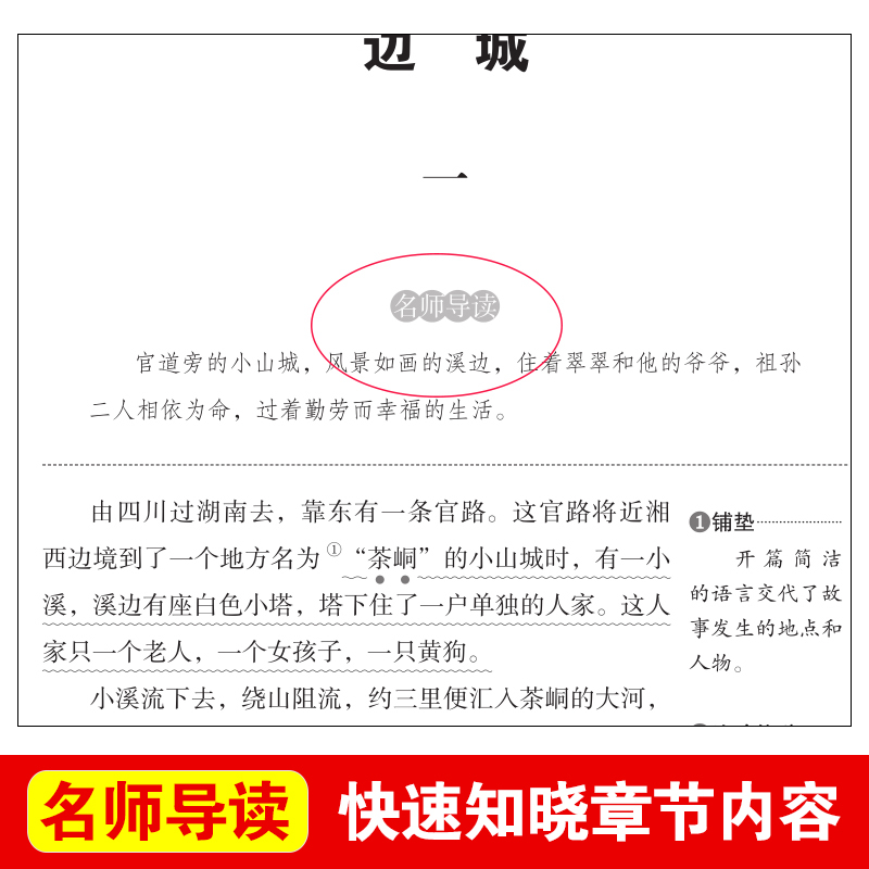 边城 沈从文正版青少年高初中小学生版 语文丛书推荐课外阅读中国文学世界名著 沈从文书籍 爱阅读