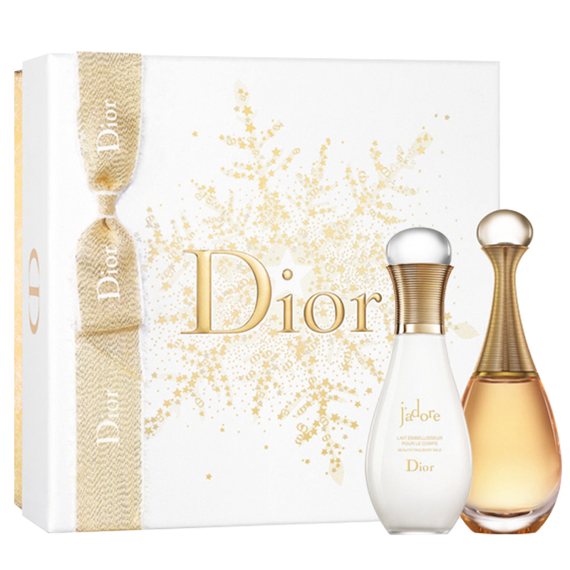 迪奥(Dior)J’adore香氛美体组J’adore香氛50ml+香氛滋润身体乳75ml/女用香水美体乳香氛套装/礼盒