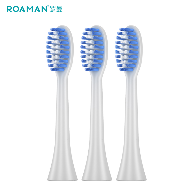 罗曼（ROAMAN）牙刷头 SC01 清洁按摩刷头 3支装 替换T5/M6/T3/T6/T10/8872/S3通用成人