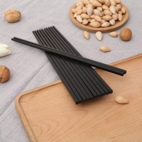 炯毅 合金筷 家用高档家庭耐高温防霉防滑筷子 消毒机筷子 光板24cm 包