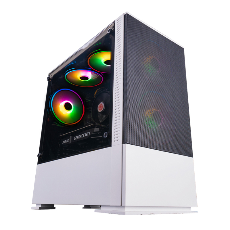 攀升 酷睿i3 9100F/GTX1050Ti 升1650 组装机 高配主播专用 吃鸡电脑 台式机 游戏主机 DIY电脑主机