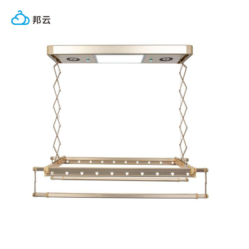 [苏宁自营]邦云电动晾衣架升降晒衣架铝合金智能伸缩凉衣架阳台自动晾衣杆晾衣机免费安装