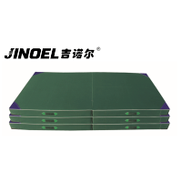 吉诺尔体操垫JNE-6302A牛津布折叠体操垫（珍珠海绵 1m*2m*10cm） 军绿色