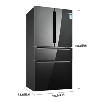 博 世 562升 多门冰箱 一级能效风冷无霜 零度维他保鲜美妆冰箱双压缩机制冷清新净风KFN96PA56C