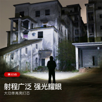 神火(supfire)V8 强光手电筒USB直充 变焦户外骑行远射应急灯15W