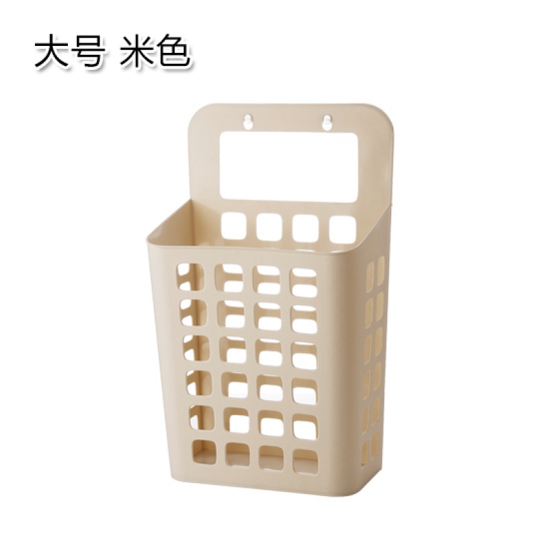壁挂脏衣篮可折叠卫生间装脏衣服的篮子浴室衣服收纳筐脏衣篓家用 大号米色