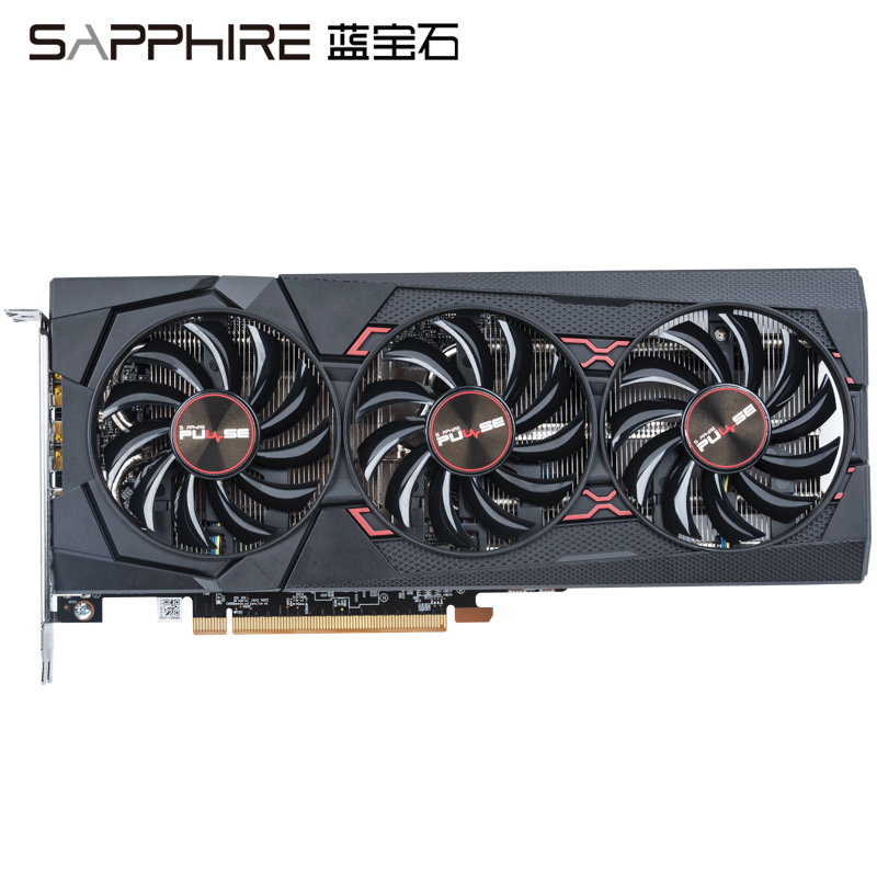 蓝宝石(SAPPHIRE)AMD RX 5600 XT 6G GDDR6 白金版 OC PRO 游戏显卡