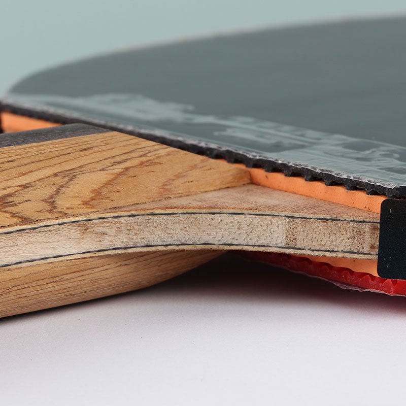 红双喜dhs乒乓球成品拍7星h7002横拍7006直拍7层芳碳狂飙反胶单支竞技