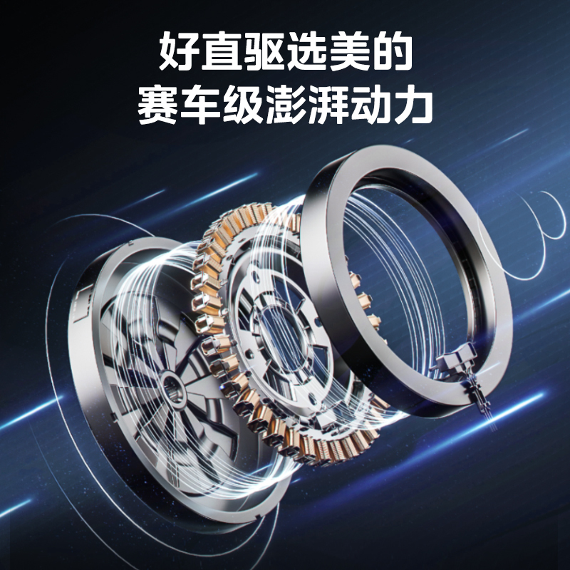 美的(Midea)滚筒洗衣机全自动 轻净直驱系列 直驱变频 顽渍超精洗靓彩屏全域除菌螨10公斤 MG100V656DE