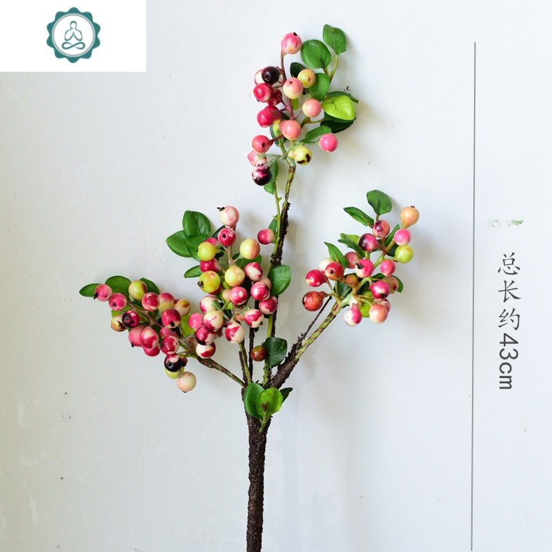 仿真浆果单支发财果婚礼布置装饰花红果幸运果中式花艺客厅摆件封后蔓越莓浆果 秋红仿真植物报价 参数 图片 视频 怎么样 问答 苏宁易购