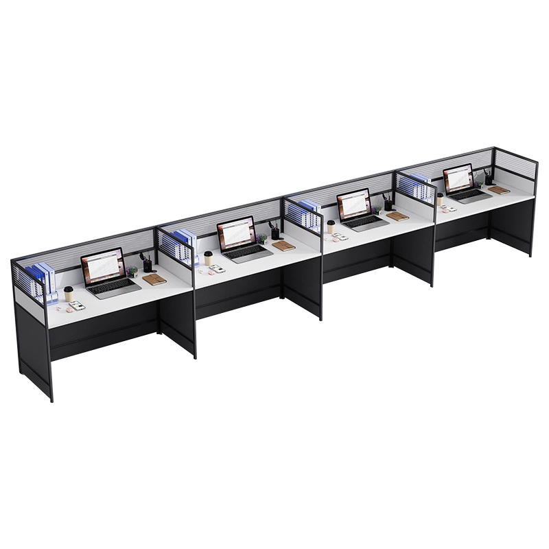 中豫鑫泽 ZYXZ5031429 职员桌屏风工位职员办公桌 并排四人位