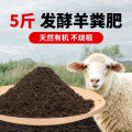 纯羊粪发酵有机肥料蔬菜专用花肥发酵鸡粪纯羊粪农家肥腐熟种菜蔬 羊粪发酵有机肥5斤二次发酵无虫无菌不烧根苗