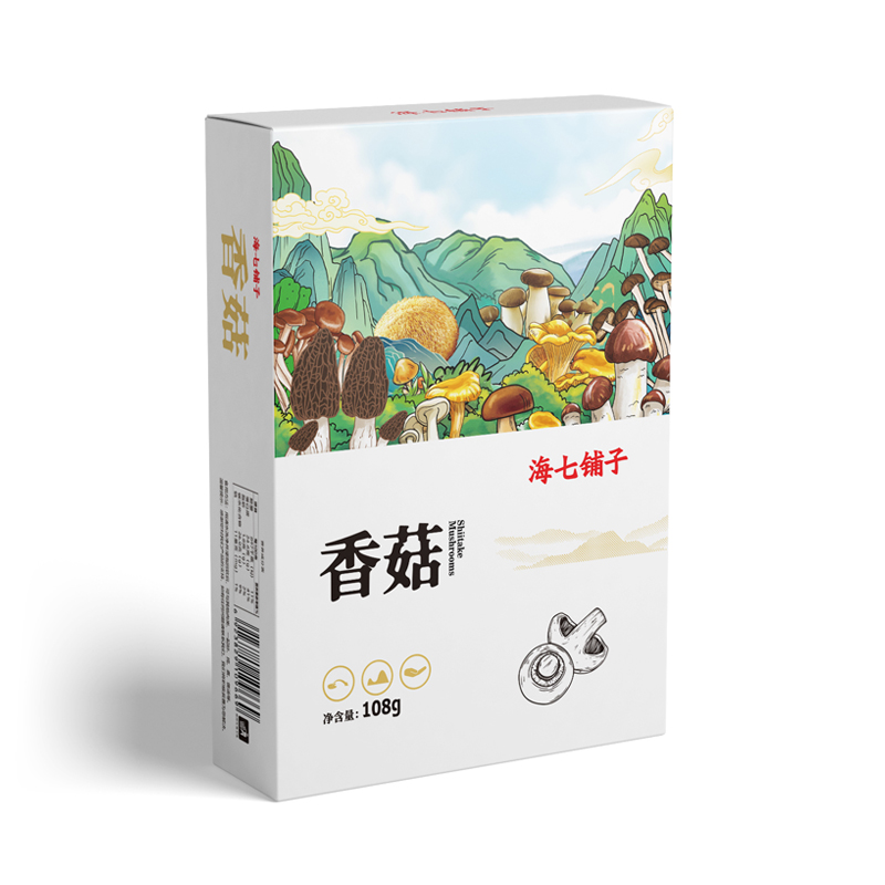 海七 香菇108g /盒高清大图