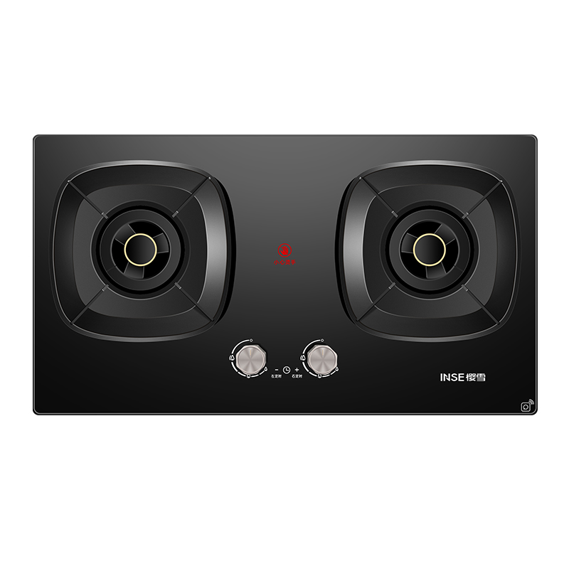 樱雪INSE燃气灶天然气双灶具 家用5.2kW定时聚能猛火灶灶台嵌两用 70%高热效可调节底盘Q8D高清大图