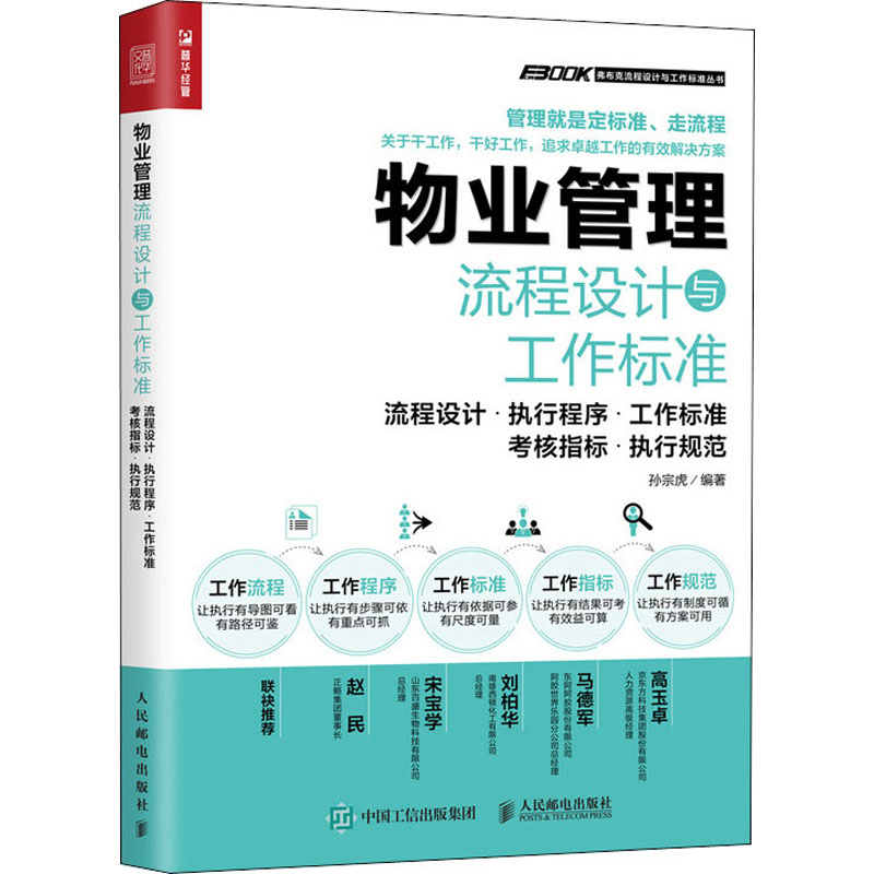 【M】物业管理流程设计与工作标准 流程设计·执行程序·工作标准·考核指标·执行规范-9787115540577