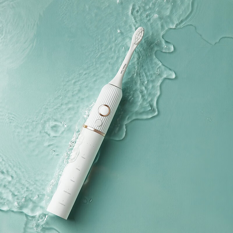 美的(Midea) 电动牙刷成人 声波震动 智能换区提醒 软毛刷头MC-AJ0501高清大图