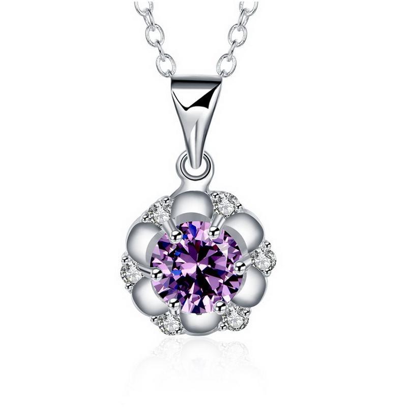 N467 Women Silver Necklace 镀925纯银女项链日韩版锁骨链潮人送女朋友七夕情人节礼物