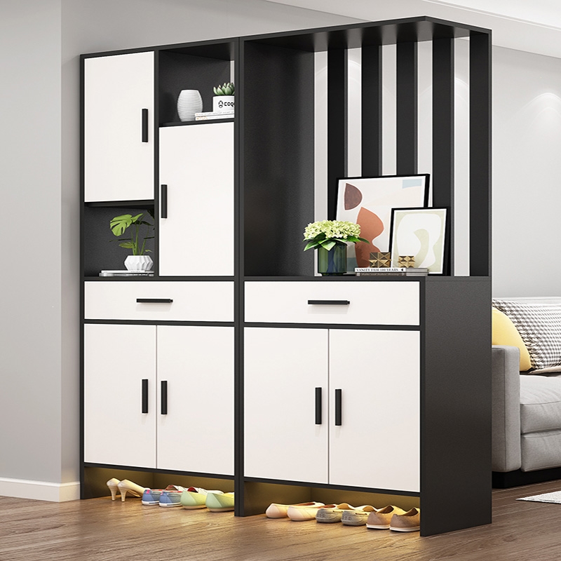 入户玄关柜鞋柜一体进门隔断符象现代简约门口屏风客厅双面门厅柜家用