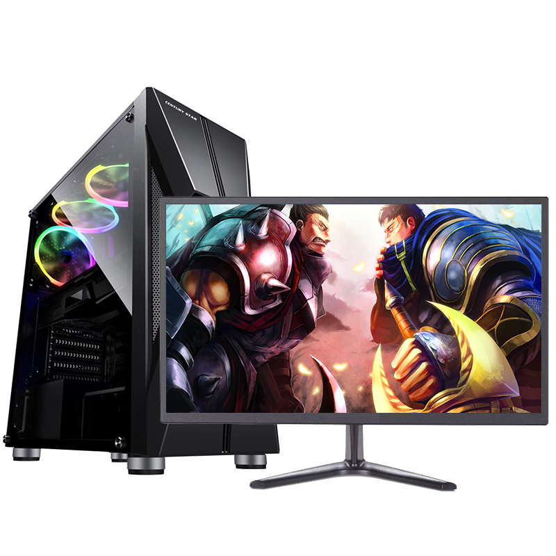 铭能 十代i3四核/GTX1650 4G独显/16G内存/512G固态 台式机 台式电脑 组装电脑 家用办公电脑主机 商务娱乐组装机 学生直播网课 吃鸡游戏电脑台式+19英寸显示器