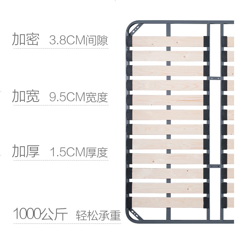 布艺床小户型可拆洗床主卧婚床简约现代1.51.8米双人床北欧储物高清大图