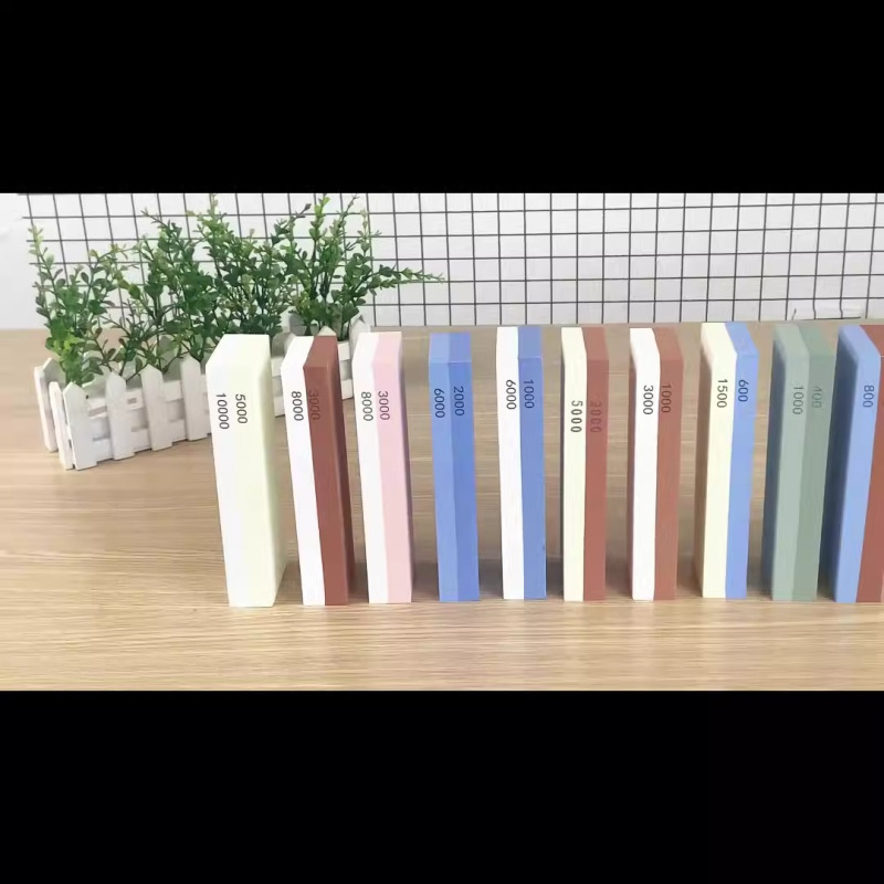 丽佳邦磨刀石家用厨房双面磨刀石油石磨石3000/8000目+硅胶垫高清大图