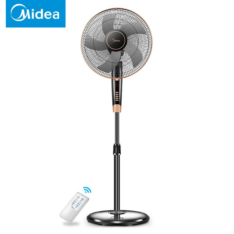 美的(midea)FS40-13GR落地扇电风扇转页静音立式遥控宿舍便携