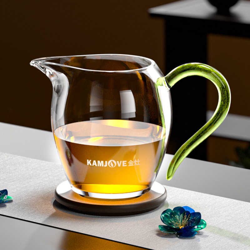金灶 GD-05 耐热玻璃公道杯玻璃分茶器茶海公道杯 茶具配件茶杯加厚耐高温茶具高清大图