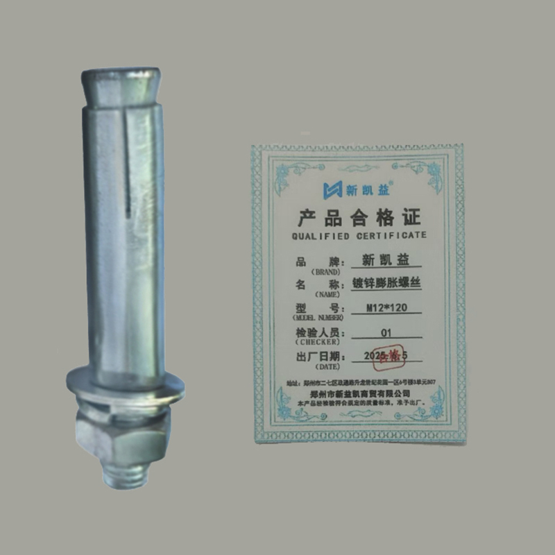 新凯益 镀锌膨胀螺丝 M12*120 个高清大图