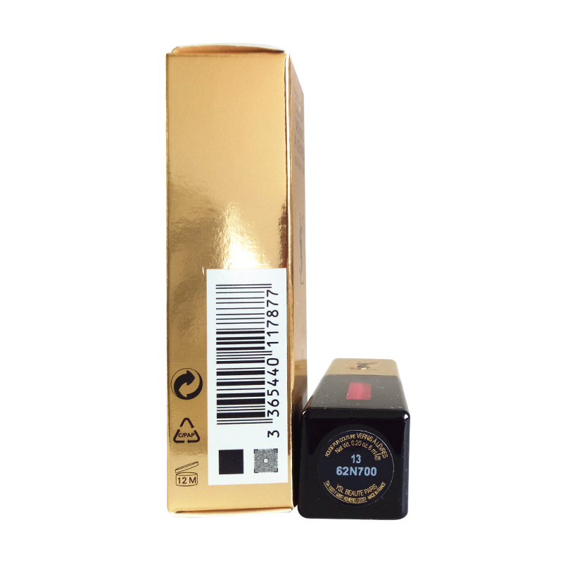 圣罗兰(YSL)唇釉6ml 13# 茜色 镜面唇釉唇蜜唇彩 持久保湿滋润