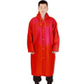 三极户外 TP1904 非一次性连体透明雨衣 5件装 红色