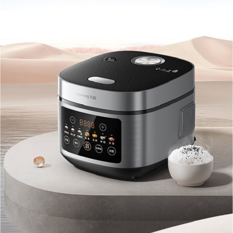 九阳(Joyoung)太空系列0涂层低糖电饭煲 多功能数码屏24小时预约304不锈钢内胆晶糯好米饭一键低糖饭