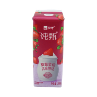 蒙牛 纯甄 巴氏热处理风味酸奶莓果粒风味酸奶 200g*10 营养早餐酸奶 礼盒装休闲办公室饮品